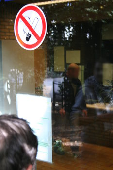 [Picture: Mysterious photographer in Belgian police station]