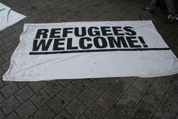 [Foto: Refugees welcome!]