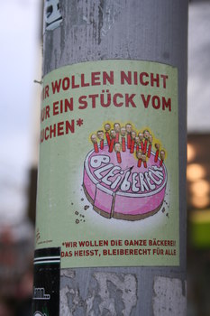 [Foto: Wir wollen nicht nur ein Stck vom Kuchen]