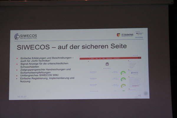 [Foto: SIWECOS - Einfache Erklärungen und Beschreibungen auch - bzw. vielleicht hauptsächlich - für Nicht-Techniker mit nicht so viel Cyber-Kompetenz]