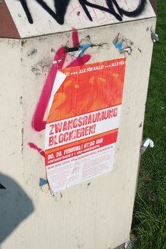 [Foto: Alle für Kalle - Zwangsräumung blockieren]