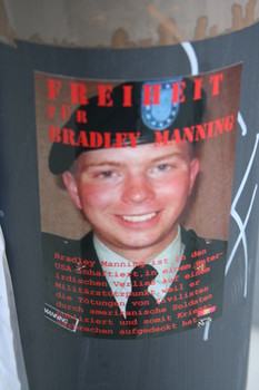 [Foto: Freiheit für Bradley Manning]