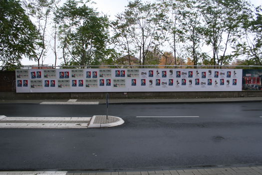 [Foto: Snowden-Plakate in Köln Mülheim]